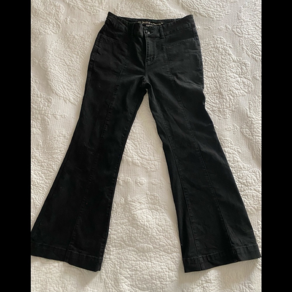 COPY - Maurices Ever-Flex Flare Black Jeans
